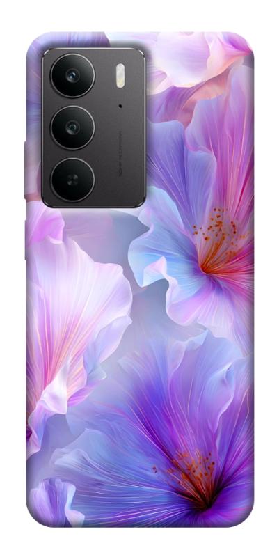 Чохол itsPrint Light purple для Realme C75, квіти, купити оптом з доставкою