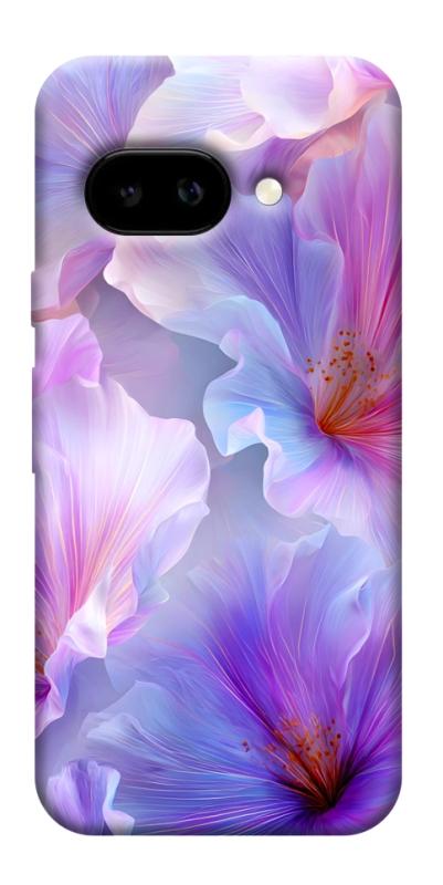 Чехол itsPrint Light purple для Google Pixel 9a, цветы, купить оптом с доставкой
