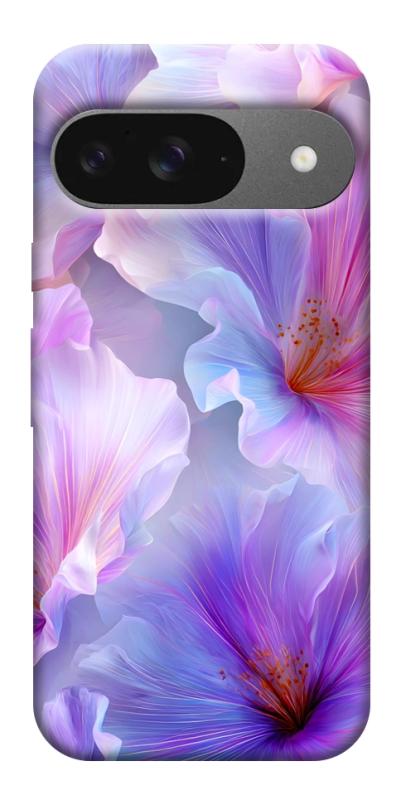 Чехол itsPrint Light purple для Google Pixel 10, цветы, купить оптом с доставкой