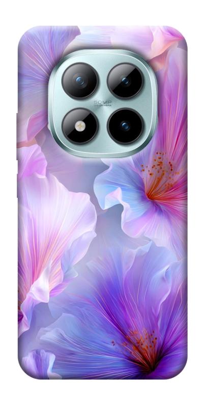 Чехол itsPrint Light purple для Xiaomi Redmi Note 15 Pro+ 5G, цветы, купить оптом с доставкой