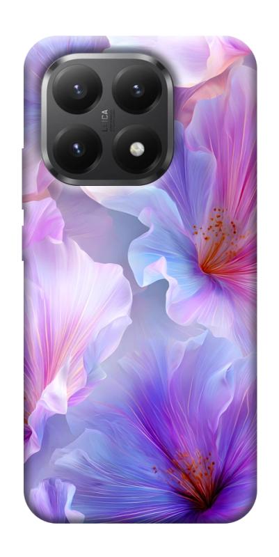 Чехол itsPrint Light purple для Xiaomi 15T, цветы, купить оптом с доставкой