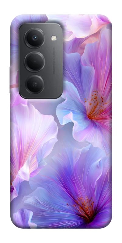 Чехол itsPrint Light purple для Xiaomi Redmi 15 (Global), цветы, купить оптом с доставкой
