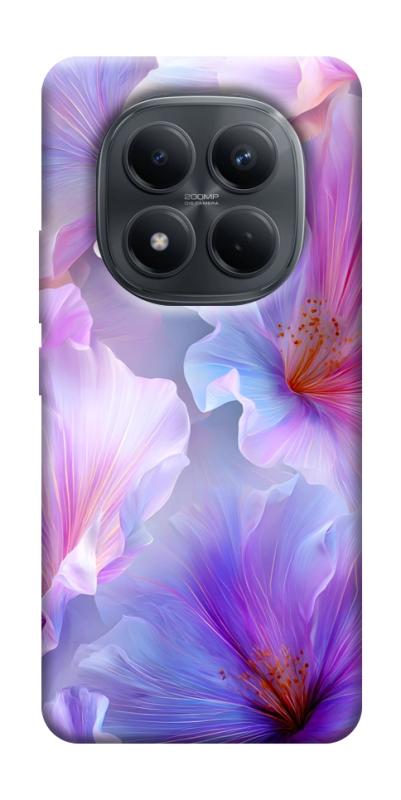 Чехол itsPrint Light purple для Xiaomi Redmi Note 15 Pro 4G, цветы, купить оптом с доставкой
