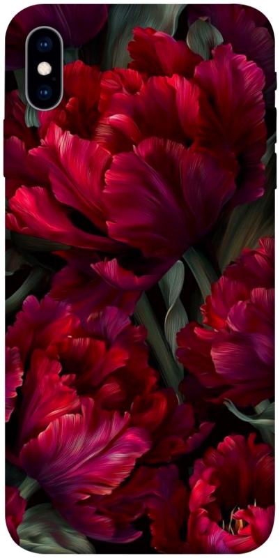 Чехол itsPrint Passion flower для Apple iPhone X (5.8"), цветы, купить оптом с доставкой