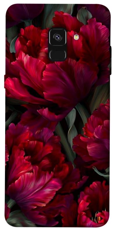 Чехол itsPrint Passion flower для Samsung A530 Galaxy A8 (2018), цветы, купить оптом с доставкой