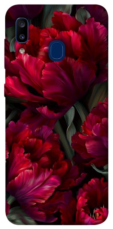 Чехол itsPrint Passion flower для Samsung Galaxy A20 / A30, цветы, купить оптом с доставкой