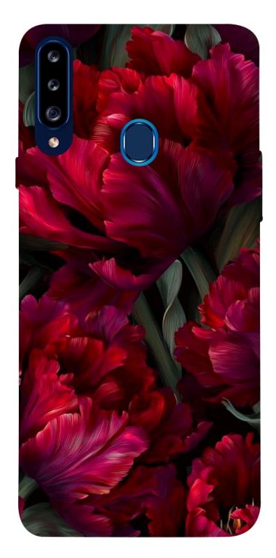 Чехол itsPrint Passion flower для Samsung Galaxy A20s, цветы, купить оптом с доставкой