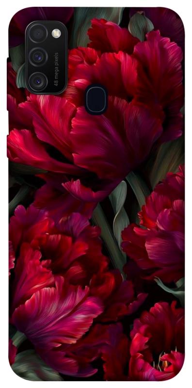 Чохол itsPrint Passion flower для Samsung Galaxy M30s / M21, квіти, купити оптом з доставкою