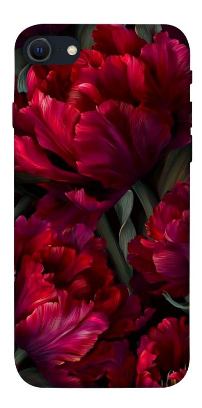 Чехол itsPrint Passion flower для Apple iPhone SE (2020), цветы, купить оптом с доставкой