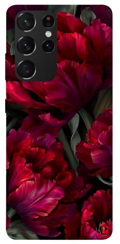 Чехол itsPrint Passion flower для Samsung Galaxy S21 Ultra, цветы, купить оптом с доставкой