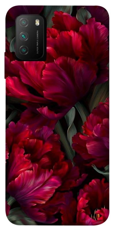 Чехол itsPrint Passion flower для Xiaomi Poco M3, цветы, купить оптом с доставкой
