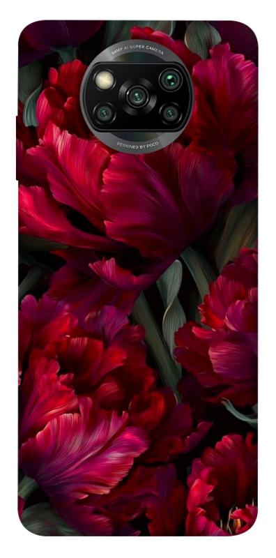 Чехол itsPrint Passion flower для Xiaomi Poco X3 NFC / Poco X3 Pro, цветы, купить оптом с доставкой