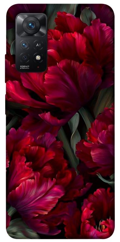 Чехол itsPrint Passion flower для Xiaomi Redmi Note 11 Pro 4G/5G, цветы, купить оптом с доставкой