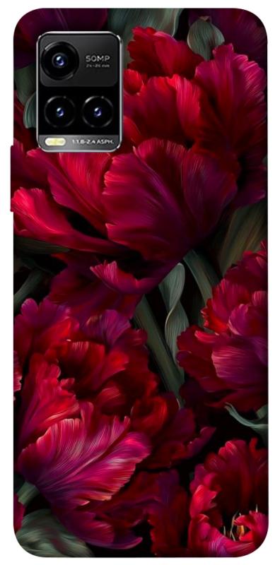 Чехол itsPrint Passion flower для Vivo Y21 / Y33s, цветы, купить оптом с доставкой