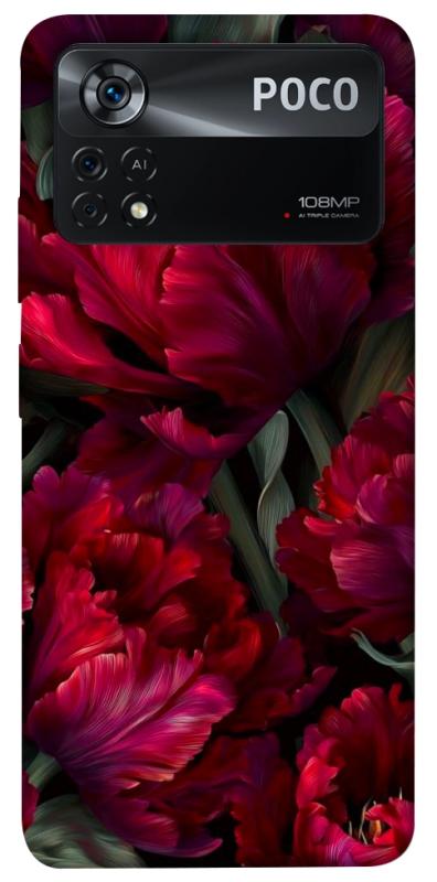 Чехол itsPrint Passion flower для Xiaomi Poco X4 Pro 5G, цветы, купить оптом с доставкой