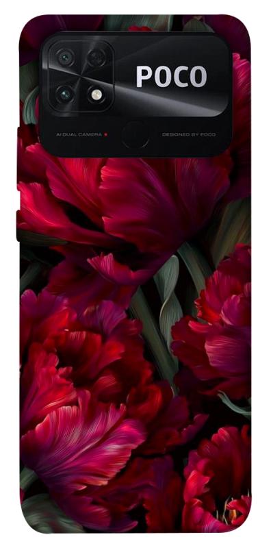 Чехол itsPrint Passion flower для Xiaomi Poco C40, цветы, купить оптом с доставкой