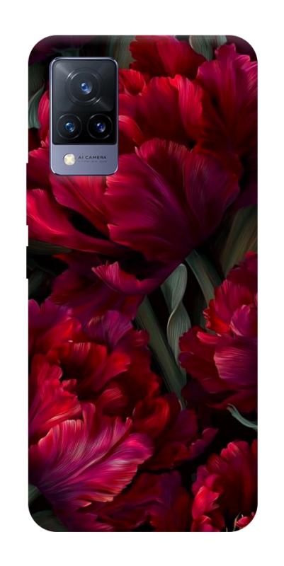 Чохол itsPrint Passion flower для Vivo V21, квіти, купити оптом з доставкою