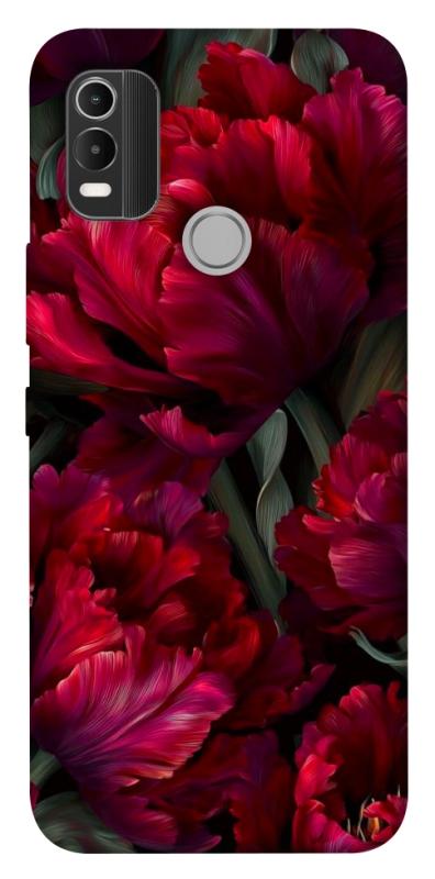 Чехол itsPrint Passion flower для Nokia C21 Plus, цветы, купить оптом с доставкой