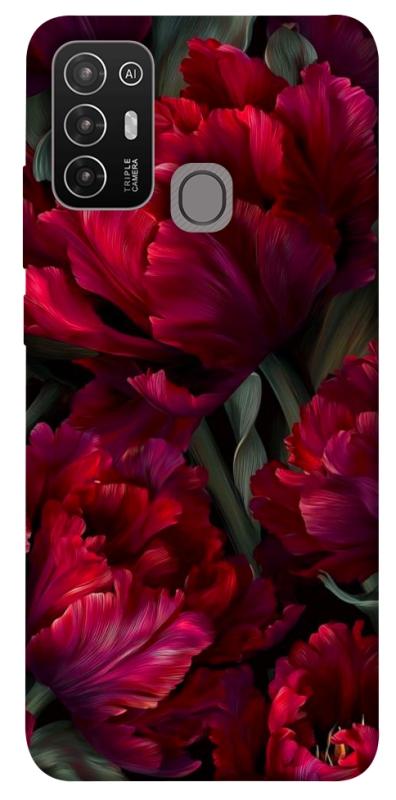 Чехол itsPrint Passion flower для ZTE Blade A52, цветы, купить оптом с доставкой