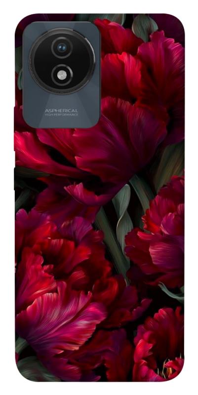 Чехол itsPrint Passion flower для Vivo Y02, цветы, купить оптом с доставкой