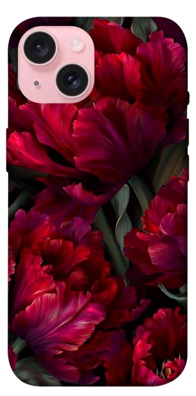 Чехол itsPrint Passion flower для Apple iPhone 15 (6.1"), цветы, купить оптом с доставкой