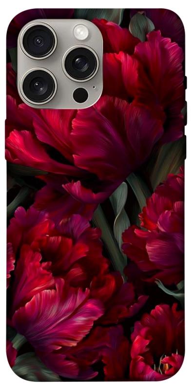 Чехол itsPrint Passion flower для Apple iPhone 15 Pro Max (6.7"), цветы, купить оптом с доставкой