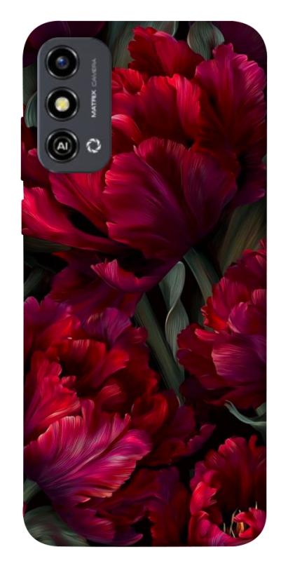 Чехол itsPrint Passion flower для ZTE Blade A53, цветы, купить оптом с доставкой