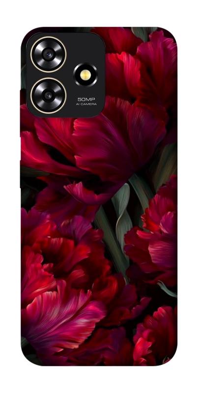 Чехол itsPrint Passion flower для ZTE Blade A73 4G, цветы, купить оптом с доставкой