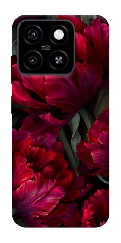 Чехол itsPrint Passion flower для ZTE Blade A55 4G, цветы, купить оптом с доставкой