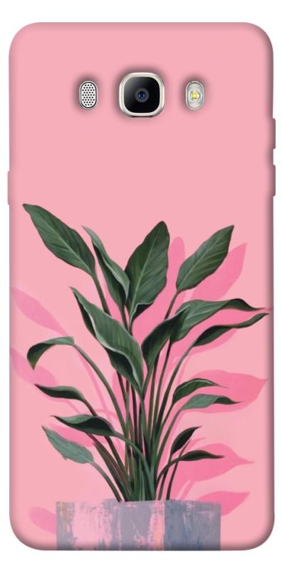 Чехол itsPrint Pink plant для Samsung J510F Galaxy J5 (2016), цветы, купить оптом с доставкой
