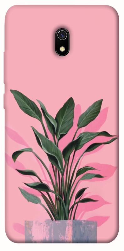 Чехол itsPrint Pink plant для Xiaomi Redmi 8a, цветы, купить оптом с доставкой