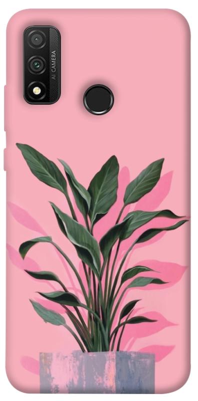 Чехол itsPrint Pink plant для Huawei P Smart (2020), цветы, купить оптом с доставкой