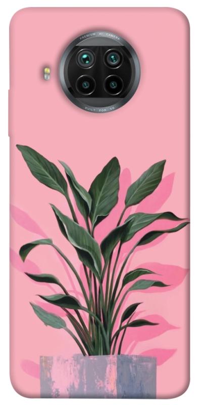 Чехол itsPrint Pink plant для Xiaomi Mi 10T Lite / Redmi Note 9 Pro 5G, цветы, купить оптом с доставкой