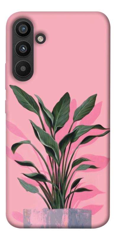 Чехол itsPrint Pink plant для Samsung Galaxy A34 5G, цветы, купить оптом с доставкой