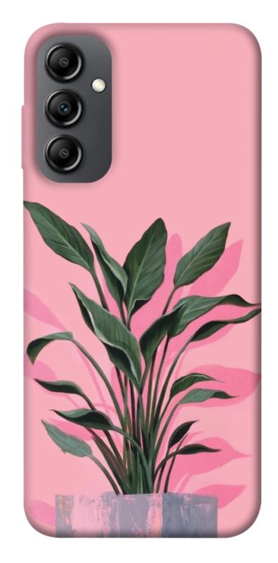 Чехол itsPrint Pink plant для Samsung Galaxy A14 4G/5G, цветы, купить оптом с доставкой