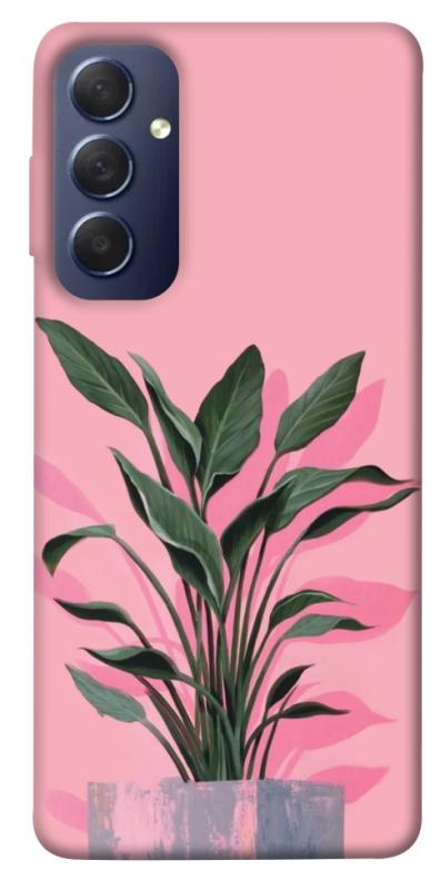 Чехол itsPrint Pink plant для Samsung Galaxy M54 5G, цветы, купить оптом с доставкой