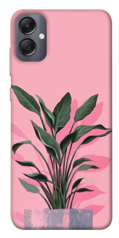 Чехол itsPrint Pink plant для Samsung Galaxy A05, цветы, купить оптом с доставкой