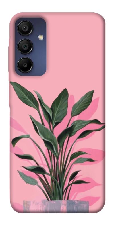 Чехол itsPrint Pink plant для Samsung Galaxy A15 4G/5G, цветы, купить оптом с доставкой