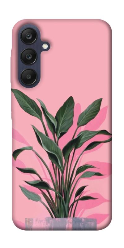 Чехол itsPrint Pink plant для Samsung Galaxy A25 5G, цветы, купить оптом с доставкой
