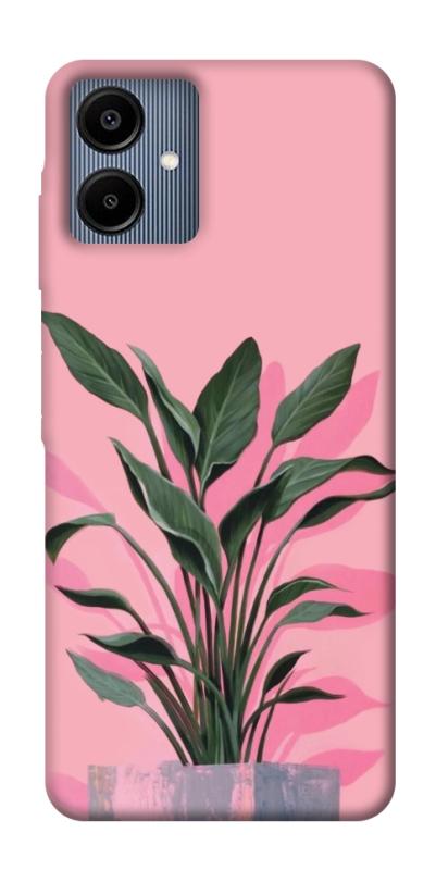 Чехол itsPrint Pink plant для Samsung Galaxy A06, цветы, купить оптом с доставкой