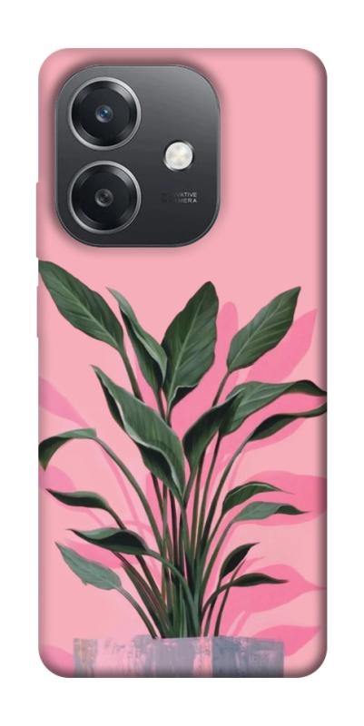 Чехол itsPrint Pink plant для Oppo A3 4G, цветы, купить оптом с доставкой