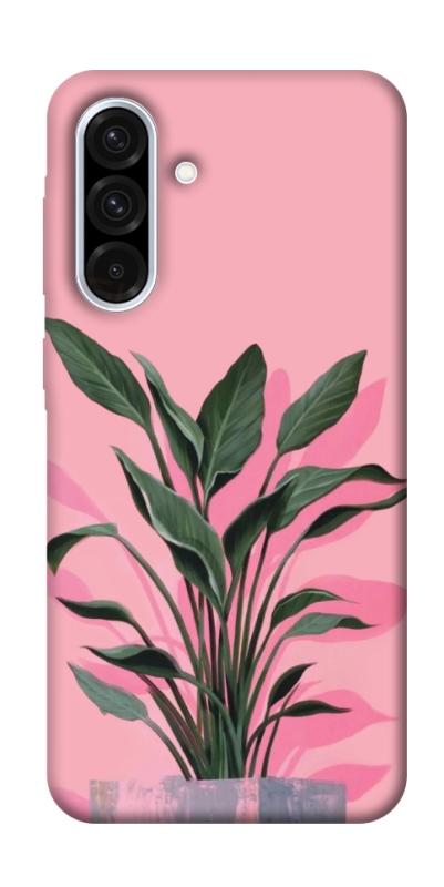 Чехол itsPrint Pink plant для Samsung Galaxy A36 5G, цветы, купить оптом с доставкой