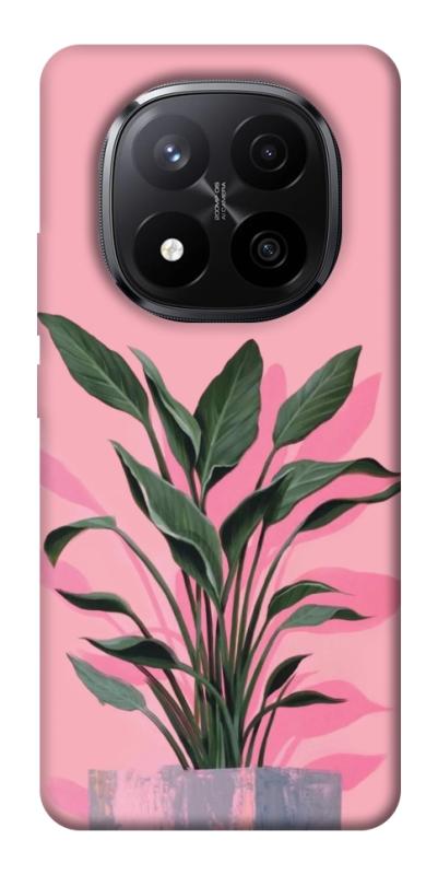 Чехол itsPrint Pink plant для Xiaomi Redmi Note 14 Pro+ 5G, цветы, купить оптом с доставкой