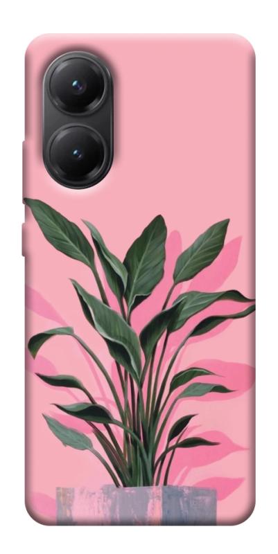 Чехол itsPrint Pink plant для Xiaomi Poco X7 Pro, цветы, купить оптом с доставкой