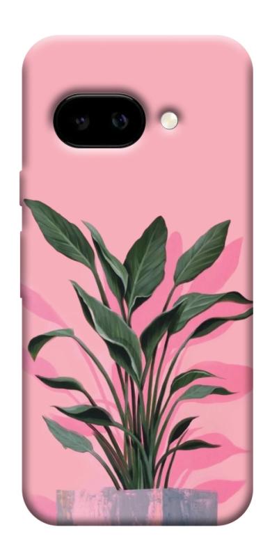Чехол itsPrint Pink plant для Google Pixel 9a, цветы, купить оптом с доставкой