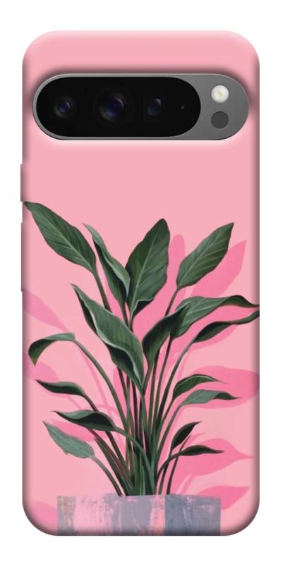Чехол itsPrint Pink plant для Google Pixel 10 Pro XL, цветы, купить оптом с доставкой