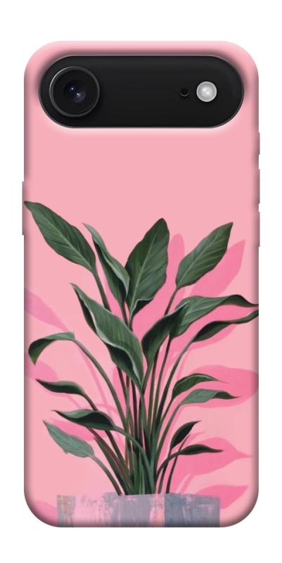 Чехол itsPrint Pink plant для Apple iPhone 17 Air (6.5"), цветы, купить оптом с доставкой