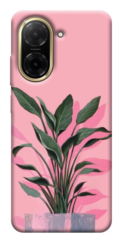 Чехол itsPrint Pink plant для Xiaomi Redmi A5 (Europe version), цветы, купить оптом с доставкой