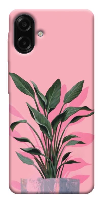 Чехол itsPrint Pink plant для Samsung Galaxy A07, цветы, купить оптом с доставкой