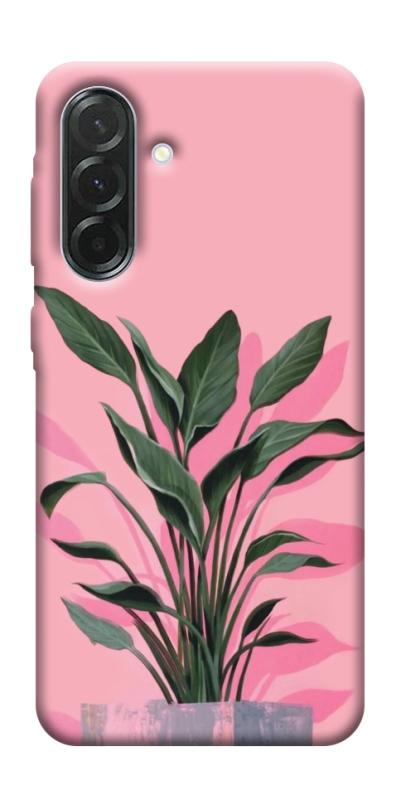 Чехол itsPrint Pink plant для Samsung Galaxy A37 5G, цветы, купить оптом с доставкой